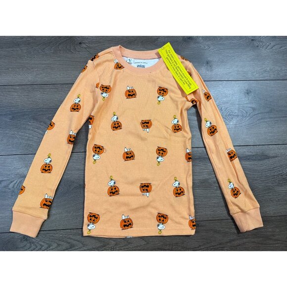 Janie and Jack Snoopy Pumpkin Sweater / 6-12 months